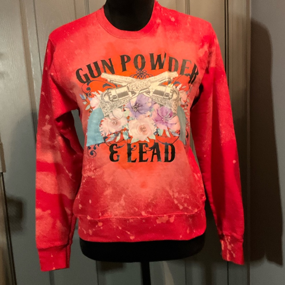 Jerzees medium Gun Powder & Lead Red Sweatshirt